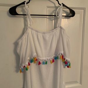 PomPom Off Shoulder Top
